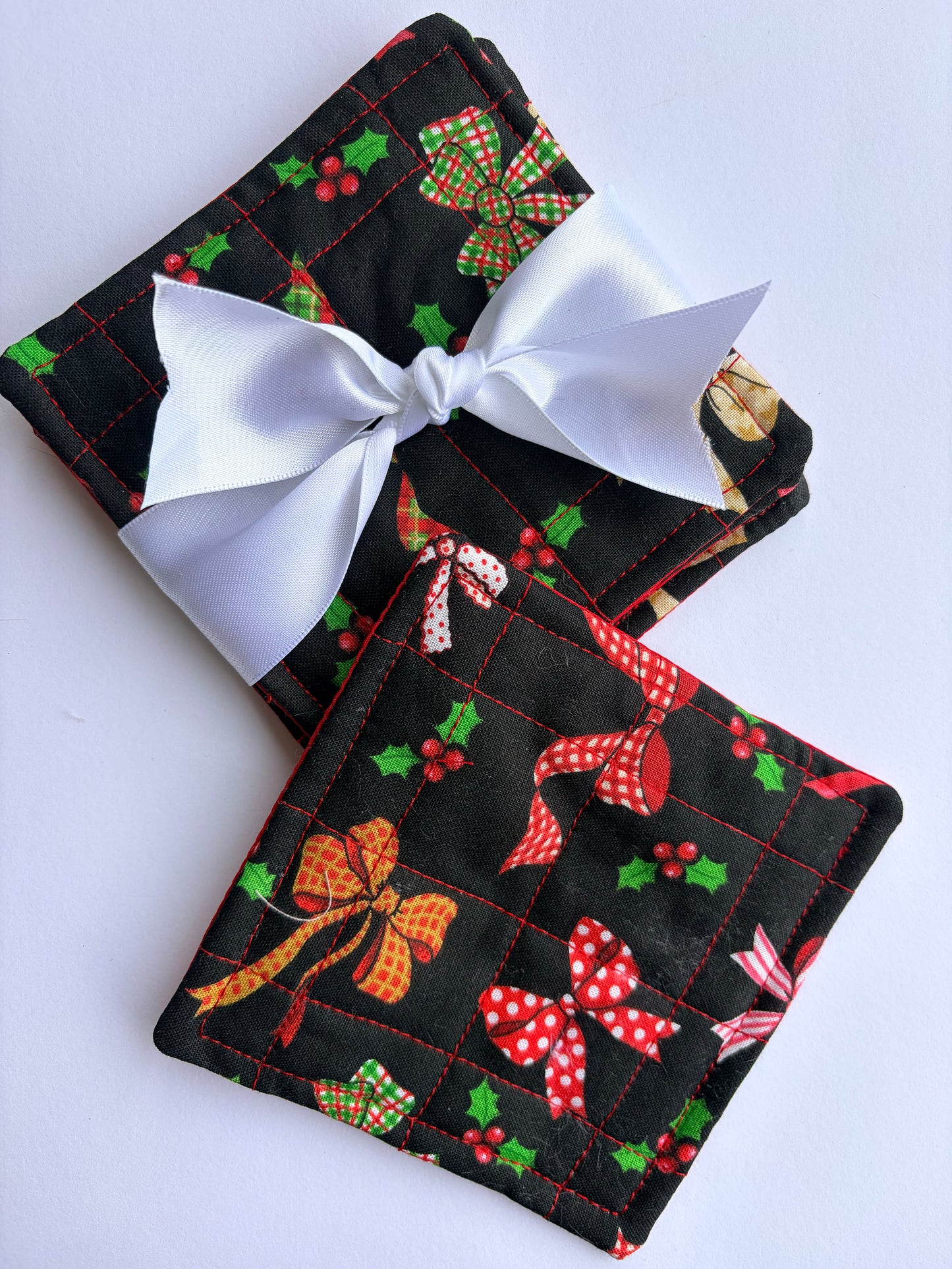 Christmas Bows Coasters
