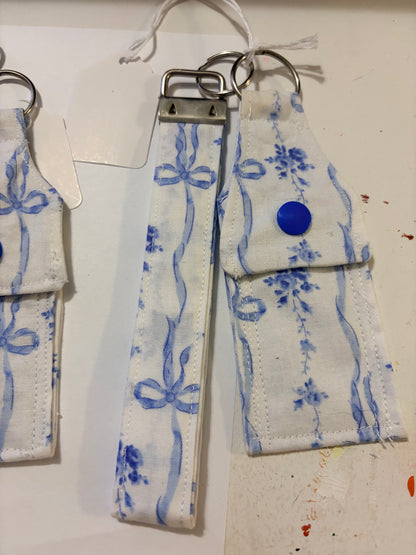 French Blue Bow lip balm and wristlet set.